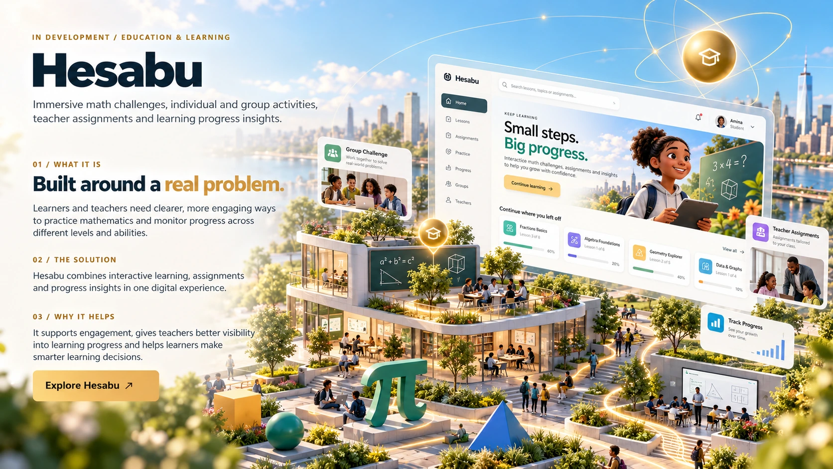 Hesabu cinematic mathematics education illustration